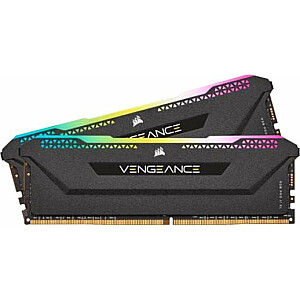 Память Corsair Vengeance RGB PRO SL, DDR4, 32 ГБ, 3600 МГц, CL18 (CMH32GX4M2D3600C18)