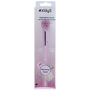 KILLYS Blooming Pastel Highlighter Brush praturtintas biotinu 03