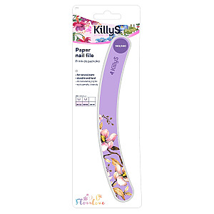 Popierinė nagų dildė KILLYS Floralove Popierinė nagų dildė Banana Purple 180/240