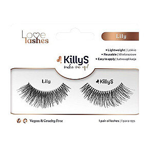 KILLIS Padaryk mane! Dirbtinės blakstienos Love Lashes ant juostelės 1 pora Lily