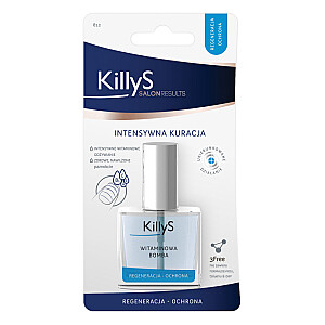 KILLYS Salon Results Vitamin Booster vitaminų bombos kondicionierius intensyviai nusilpusių ir lūžinėjančių nagų priežiūrai 10ml