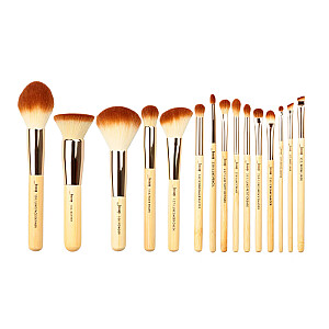 JESSUP SET Make Up Brush veido makiažo šepetėliai T140 15 vnt.