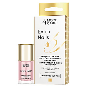 MORE4CARE Extra Nails jausmingas odelių ir nagų aliejus 10 ml