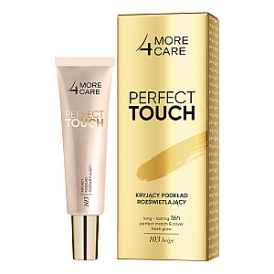 MORE4CARE Perfect Touch paryškinantis makiažo pagrindas 103 Beige 30 ml