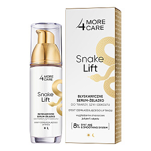 MORE4CARE Snake Lift momentinis serumas-geležis veidui, kaklui ir dekoltė 35 ml