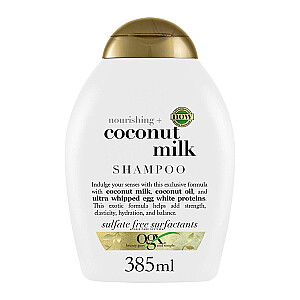 OGX Coconut Milk Shampoo maitinamasis šampūnas su kokosų pienu 385ml