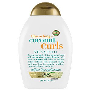 OGX Shampoo Quenching + Coconut Curls šampūnas garbanotiems plaukams 385 ml