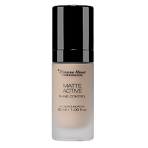 PIERRE RENE Matte Foundation Fluid Matte Active 02 Porcelianas 30 ml