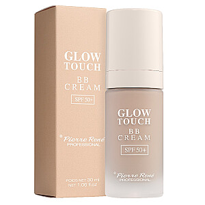 PIERRE RENE Glow Touch BB Cream šviesinantis BB kremas SPF50 03 Beige 30ml