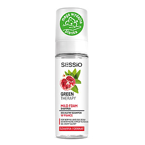 SESSIO Green Therapy šampūnas - švelnios putos šalavijas ir granatas 175 g