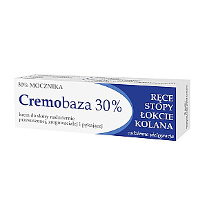 CREMOBASE kremas su karbamidu 30% labai sausai, suragėjusiai ir suskeldėjusiai odai 30g 