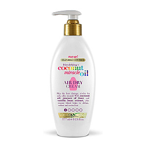 OGX Coconut Oil Miracle Oil Air Dry Cream kremas nuo plaukų slinkimo 177 ml