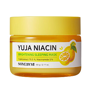 SOME BY MI Yuja Niacin Miracle Brightening Night Mask maseczka do spania 60g