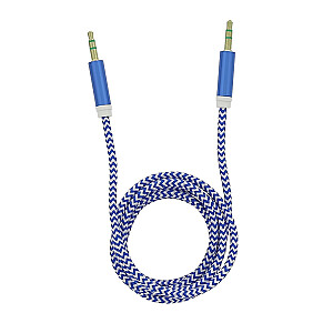 Tellur Basic Audio Cable aux 3.5mm Jack 1m Blue