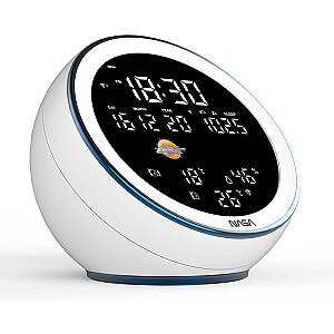 Nasa WSP1500 white Weather Station/Speaker BT Moon