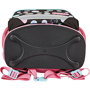 Herlitz Loop Plus Cute Cat, школьная сумка (розовый/коричневый, включая школьный чехол из 16 предметов, пенал, спортивную сумку)
