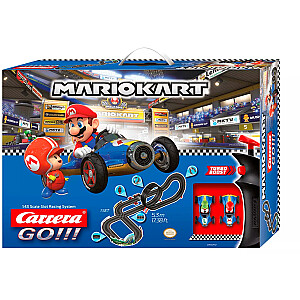 Carrera, pirmyn!!! Mario Kart 8 – 8 Mach, lenktynių trasa (su Mario Kart dekoracijomis)