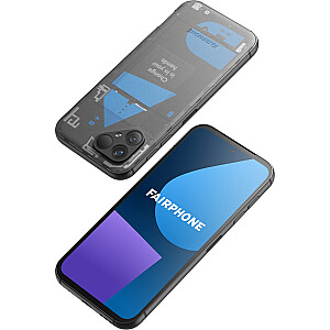 „Fairphone 5“ – 6,46–256 GB (skaidrus, „Android 13“, dvi SIM kortelės)