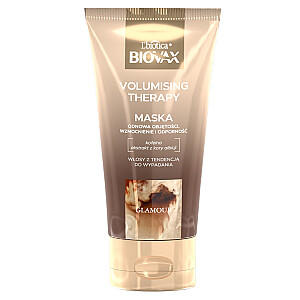 BIOVAX Glamour Volumizing Therapy plaukų kaukė su kofeinu 150ml