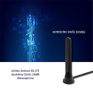 5G LTE daugiakryptė dviguba antena | 8 dBi | viduje