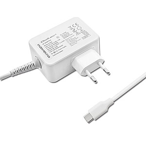 65W kintamosios srovės adapteris | 5-20,3 V | 2-3,25 A | USB tipas C | PD |     Baltas 