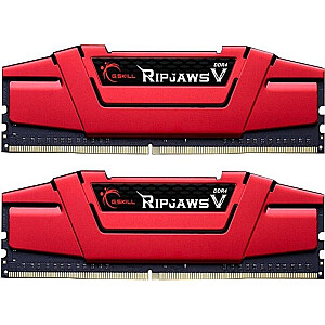 G.Skill DDR4 32GB 3000-CL16 – Dvigubas rinkinys – Ripjaws V Red