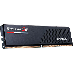 G.Skill DDR5 – 32 GB – 6000 – CL – 40 (2x 16 GB) dvigubas komplektas, RAM (juoda, F5-6000J4040F16GX2-RS5K, Ripjaws S5, INTEL XMP)