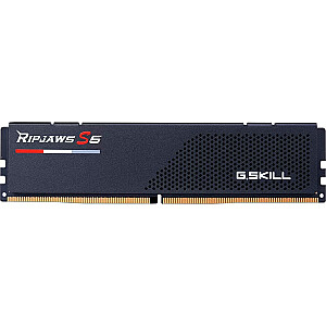 G.Skill DDR5 – 32 GB – 6000 – CL – 40 (2x 16 GB) dvigubas komplektas, RAM (juoda, F5-6000J4040F16GX2-RS5K, Ripjaws S5, INTEL XMP)