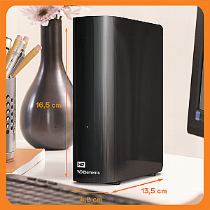 Western Digital Elements Desktop 20TB black