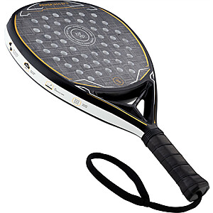 BYVP | Padel Racket POWER 1800 II | Juoda/Balta/Auksinė