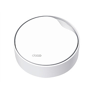 AX3000 Whole Home WiFi 6 sistema su PoE | Deco X50-PoE (1 pakuotė) | 802.11ax | Ethernet LAN (RJ-45) prievadai 1 | Tinklelio palaikymas Taip | MU-MiMO Taip | Nėra mobiliojo plačiajuosčio ryšio | Antenos tipas Vidinis