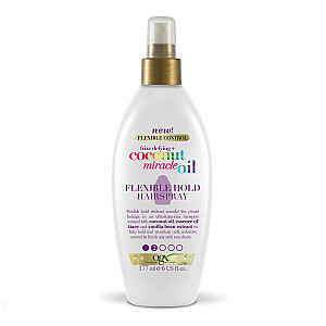 OGX Coconut Oil Miracle Oil Flexible Hold Hairspray глянцевый лак для волос 177мл