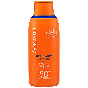 LANCASTER Sun Beauty Body Milk SPF50 kremas nuo saulės kūnui 175 ml