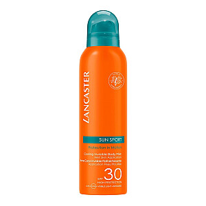 LANCASTER Sun Sport Protection In Motion Охлаждающий невидимый спрей для тела SPF30 охлаждающий солнцезащитный туман 200 мл