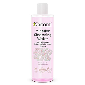 NACOMI Micellar Cleansing Water мицеллярный флюид для снятия макияжа с лица и глаз Зефир 400мл