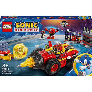 LEGO Sonic the Hedgehog Super Sonic против kiaušinių gręžtuvas (76999)