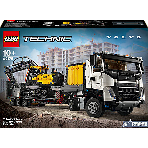 Грузовик Volvo FMX и электрический экскаватор EC230 LEGO Technic (42175)