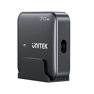 Сетевое зарядное устройство GaN - Unitek P1228ABK01-EU | 70 Вт 2x USB-C 2x USB-A