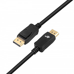 Кабель DisplayPort 1,8 м M/M v 1.4, черный