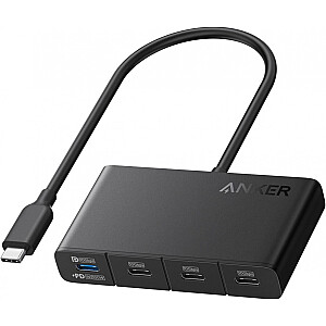 Anker 4in1 10Gbps USB-C Hub Black 