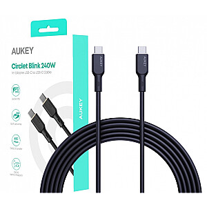 CB-SCC241 silikoninis USB-C į USB-C laidas | 1m | 5A | 240 W PD