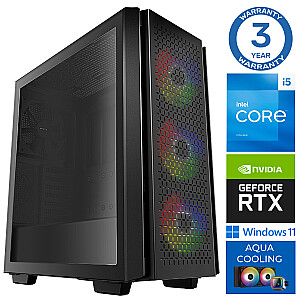 INTOP AQUA i5-14400F 16GB DDR5 1TB SSD M.2 NVME+2TB RTX4060Ti 8GB WIN11Pro