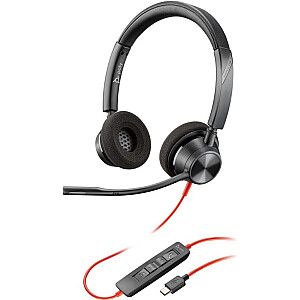 Stereo ausinės Blackwire 3320 USB-C/A 8X219AA 