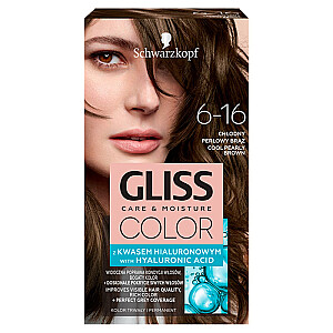 Краска для волос GLISS Color Care & Moisture 6-16 Cool Pearl Brown