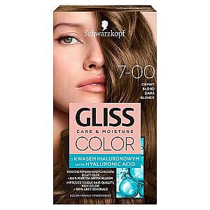 Plaukų dažai GLISS Color Care & Moisture 7-00 Dark Blonde