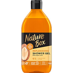 NATURE BOX Argan Oil Shower Gel maitinamoji dušo želė su argano aliejumi 385ml