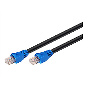 Goobay CAT 6 Outdoor Patch Cable, U/UTP, 40 m, juodas