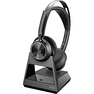 Poly Voyager Focus 2-M Microsoft Teams Certified with charge stand Headset