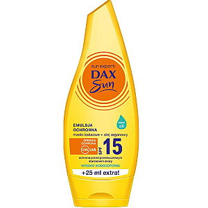 DAX Sun SPF15 apsauginė emulsija su kakavos sviestu ir argano aliejumi 175ml
