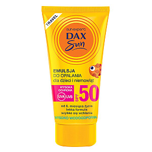 DAX Travel Sun SPF50 солнцезащитная эмульсия для детей и младенцев 50мл